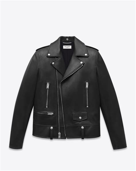 ysl classic leather jacket|ysl leather jacket vintage.